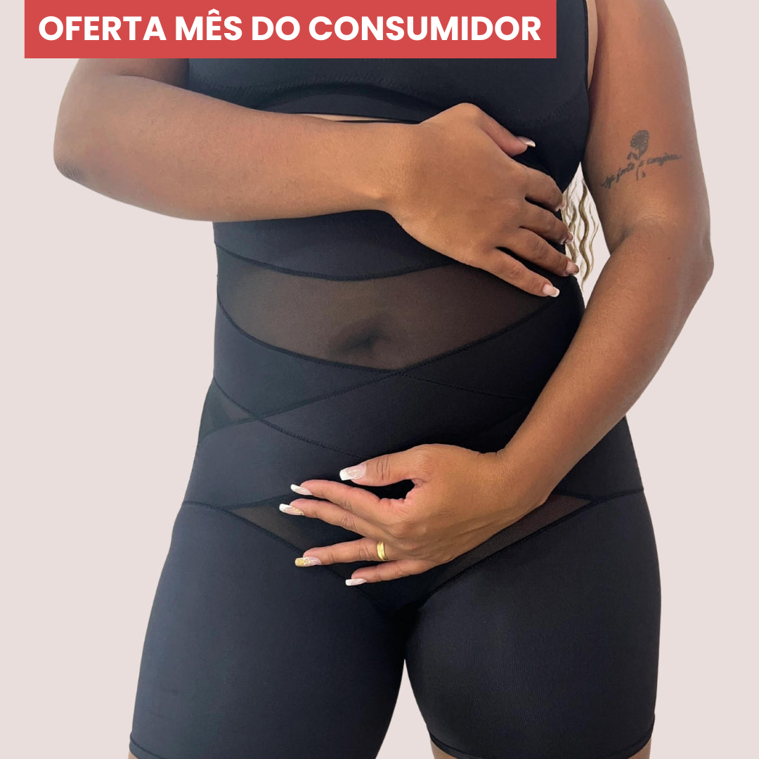 Slim Shaper - Short Modelador Com Silicones Que Não Deixam Enrolar