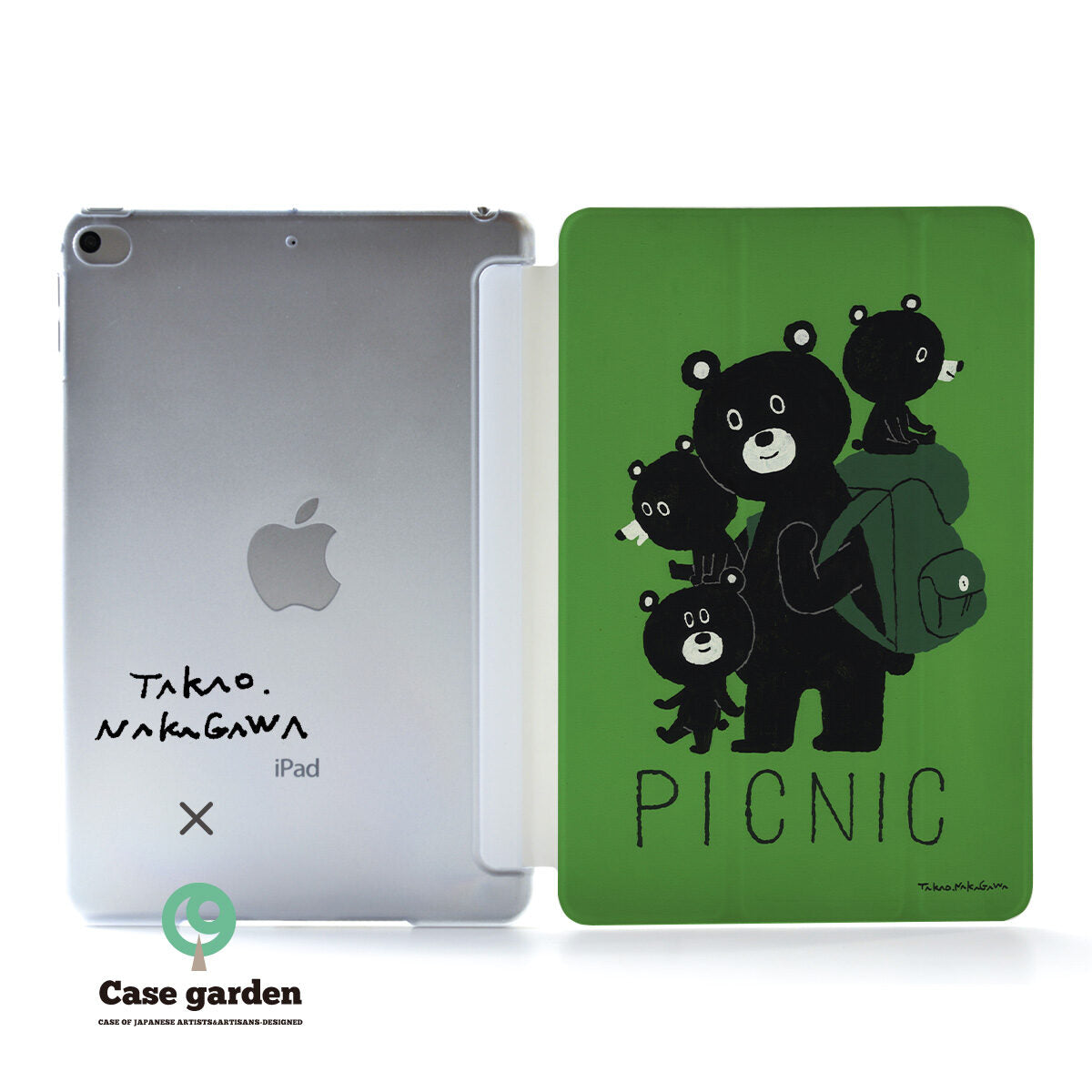 Ipad ケース 第8世代 第7世代 10 2 Ipad Pro 12 9 11 10 5 9 7 おしゃれ かわいい クマ くま 名入れ スマホケースのcase Garden