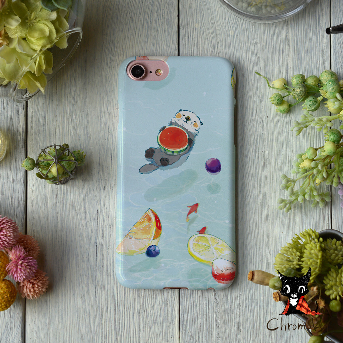 スマホ ハードケース Iphone アンドロイド スマホケース かわいい ラッコ 名入れ スマホケースのcase Garden