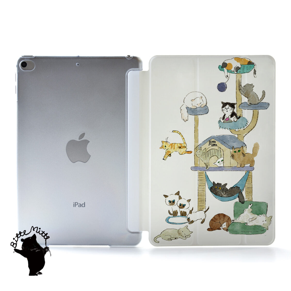 Ipad ケース Air 4 3 2 1 10 9インチ Ipadair4 Ipadケース おしゃれ かわいい 北欧 ねこ 猫 スマホケースの Case Garden