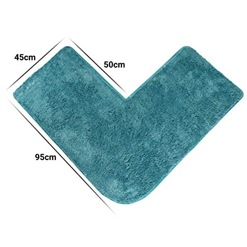 Santec Bath Mat For Corner Showers Made Of Microfibre With Non