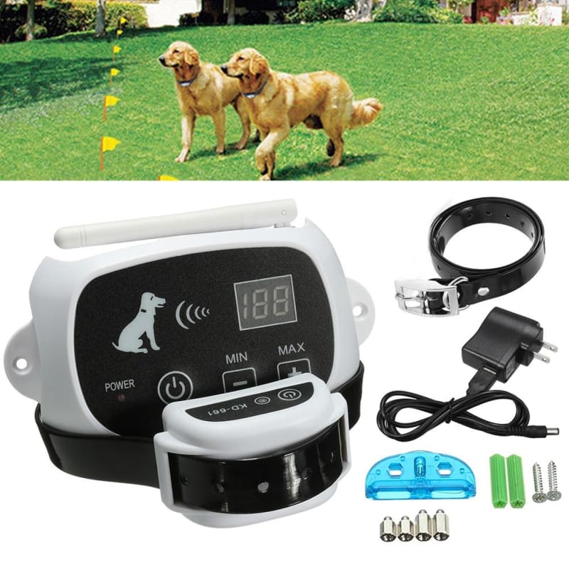 wireless dog fence with 3 collars