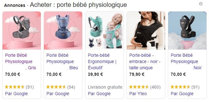 porte bebe non physio