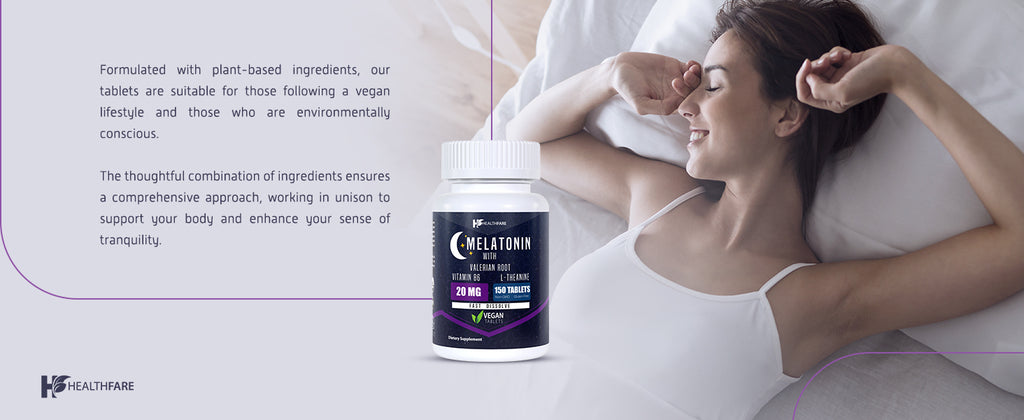 Melatonin Valerian Root L-Thianine Vitamin B6