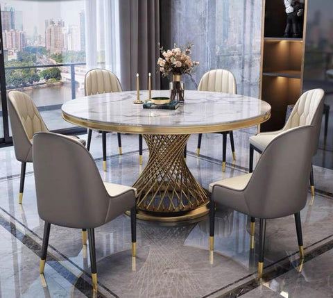 Kimber-Pedestal-Marble-Dining-Table