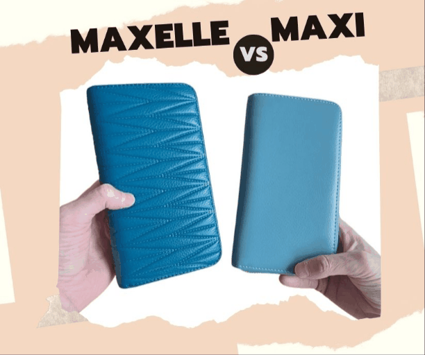 Prostorni ženski denarnici iz usnja - Maxele in Maxi - primerjava