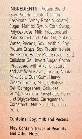 Caramel Pecan Patty Ingredients
