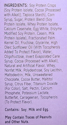 Frosted Marshmallow Brownie Crisp Bar Ingredients