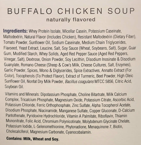 Numetra Buffalo Chicken Soup Ingredients