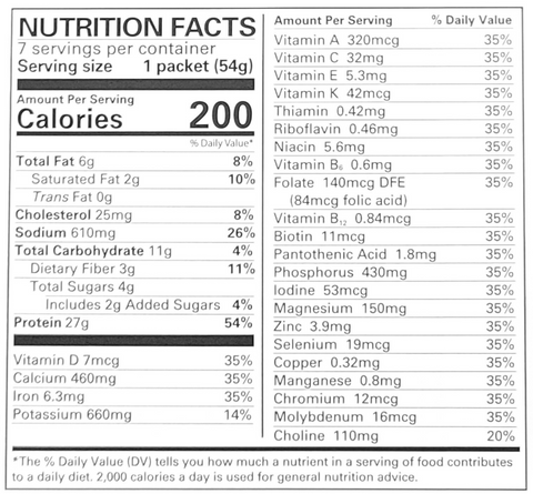 Pomegranate Hibiscus Drink New Direction Nutrition Facts