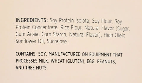 Honey Nut Protein Cereal Ingredients