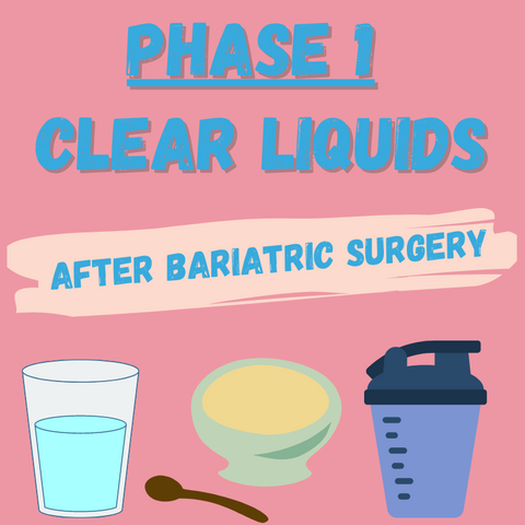 bariatric diet phase 1 clear liquids