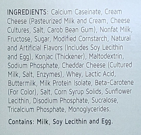 Cheesecake Dessert Ingredients