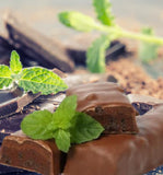 mint cocoa protein bars