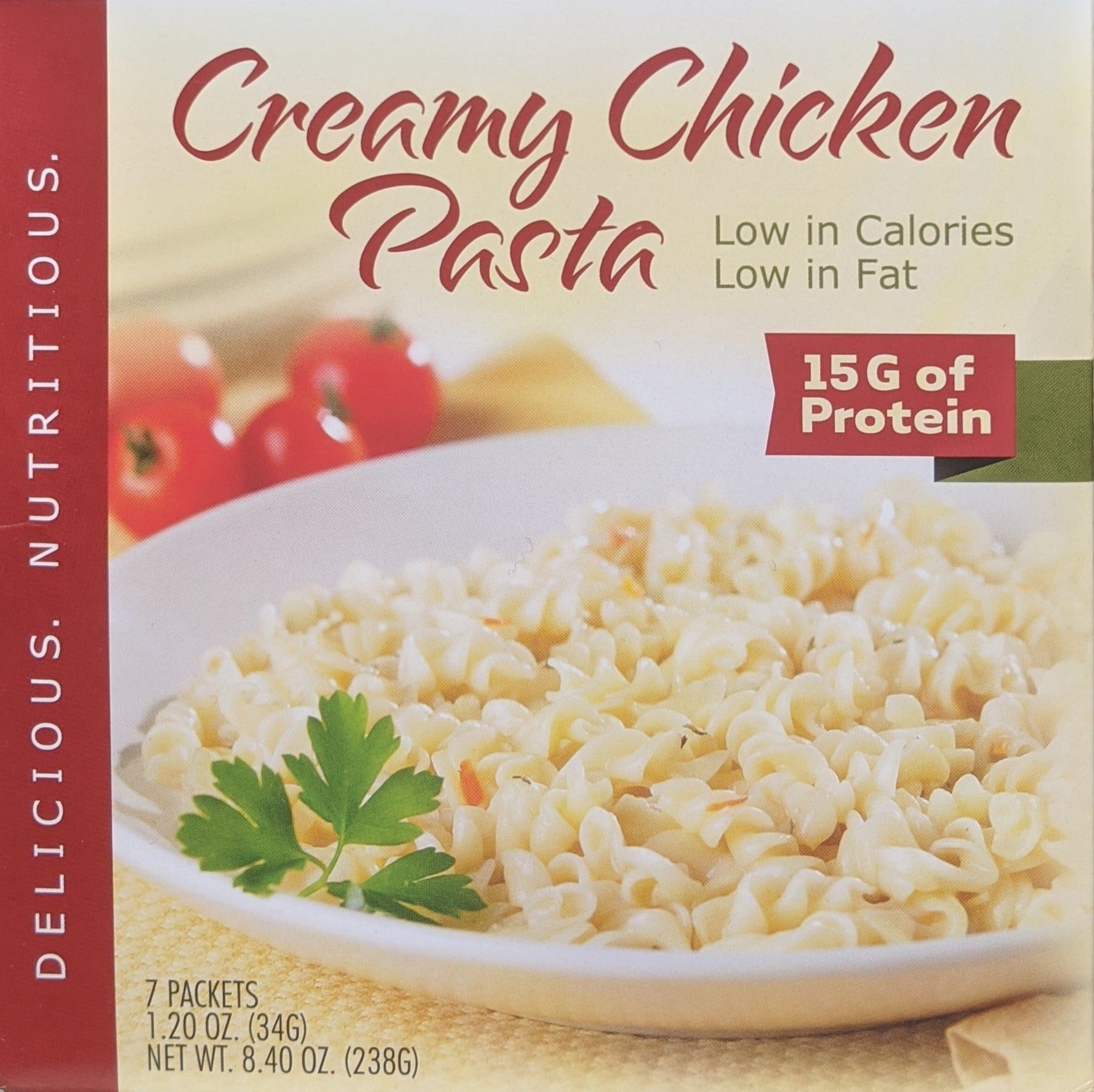 Creamy Chicken Pasta with Protein – AmBari Nutrition