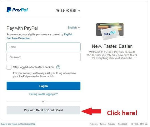 paypal payment
