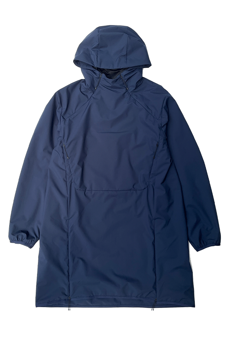 Snow Peak × KOZABURO 2L Octa Long Pullover Navy 22AW - KOZABURO