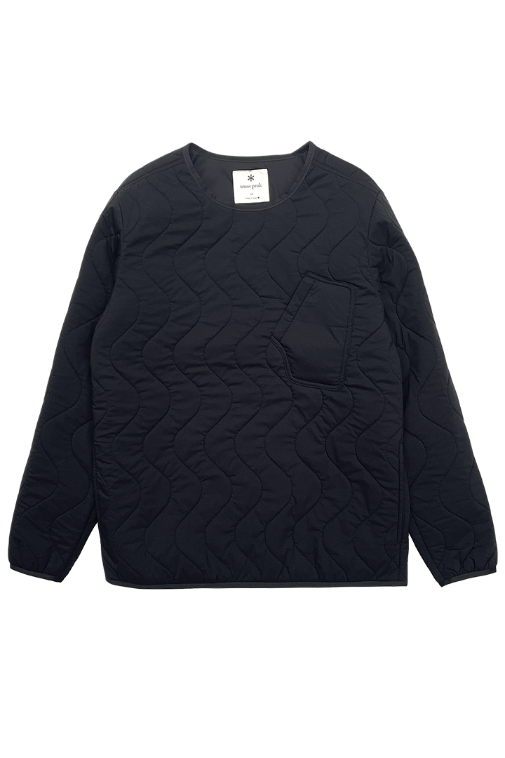 Snow Peak × KOZABURO Flexible Insulated Pullover Black 22AW 