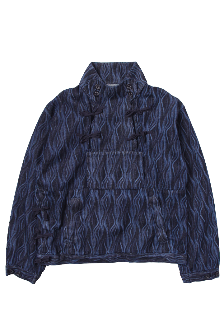 Unlined denim monk jacket denim 22SS - KOZABURO online store