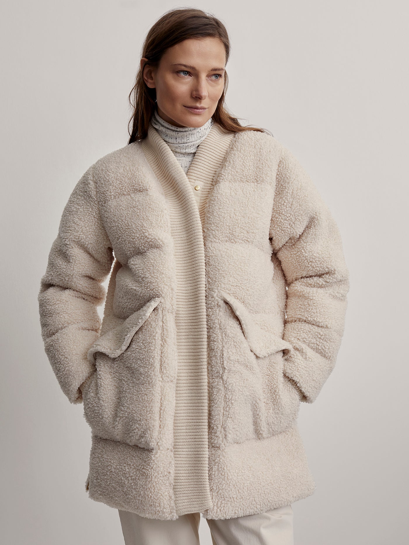 Bcbg long store puffer coat