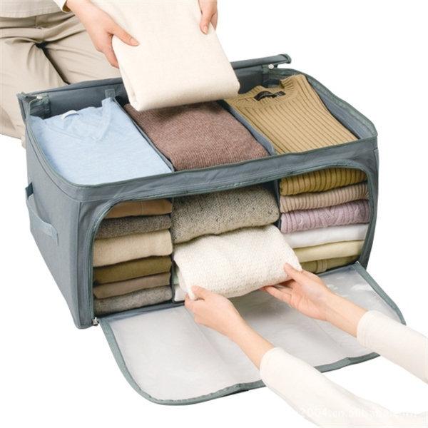 transparent clothes quilts folding storage bags