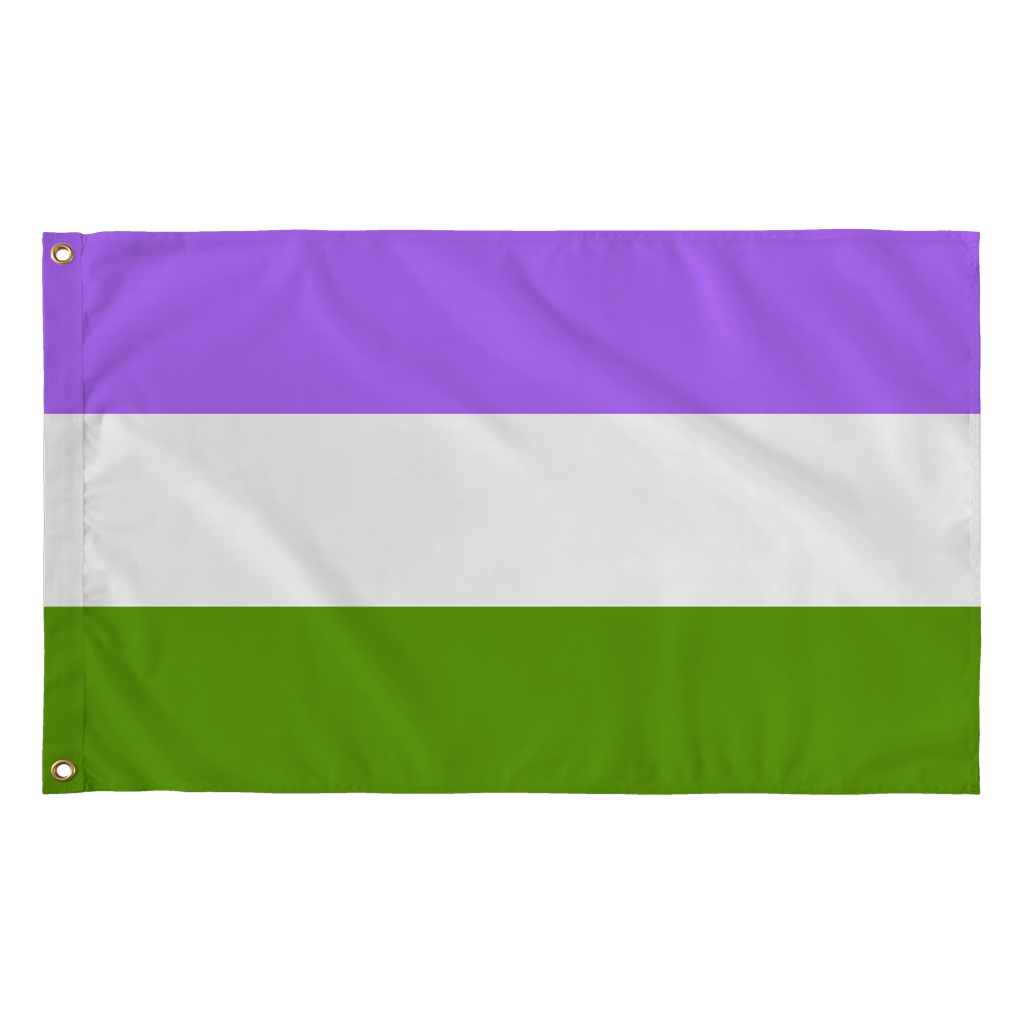 Флаг персона квир. Фиолетовый белый зеленый флаг. Зеленый флаг. Флаг гендерквиров. Серо фиолетовый флаг