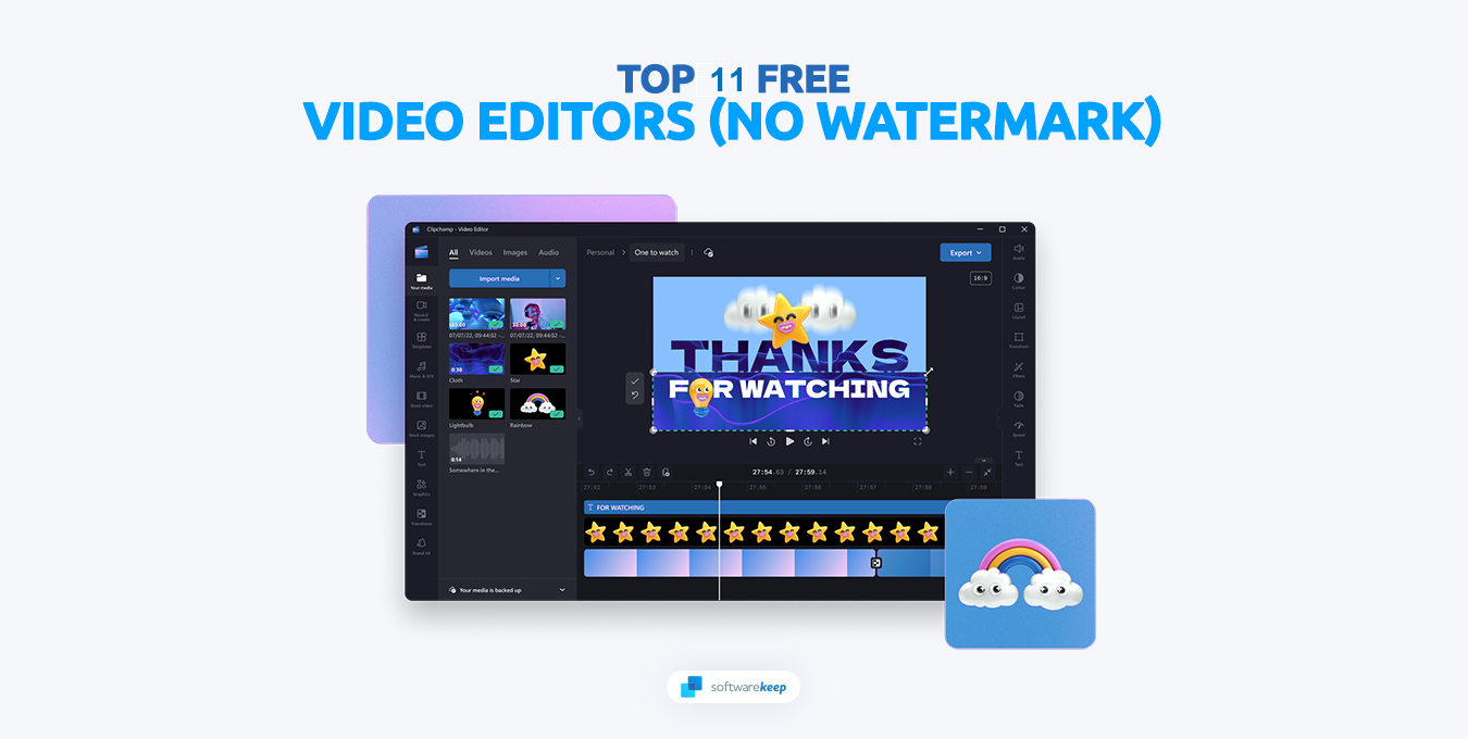 Top 11 Free Video Editing Software With No Watermark