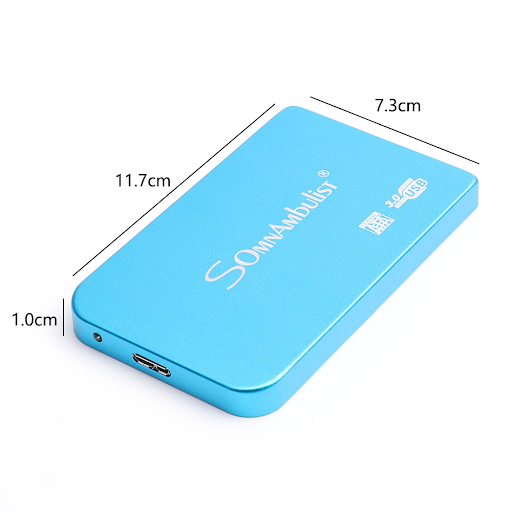 Sleek, modern design of 60 GB External HDD