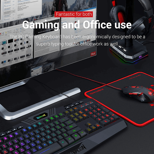 Redragon S101 Wired Gaming Keyboard and Mouse Combo