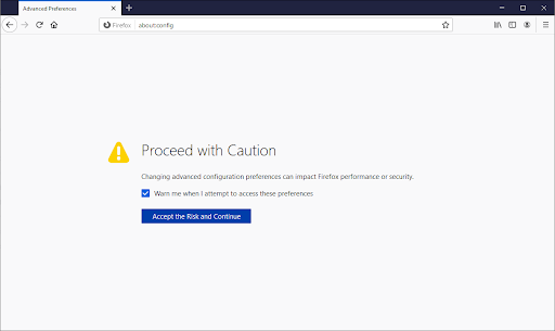 désactiver le processus Firefox se bloque