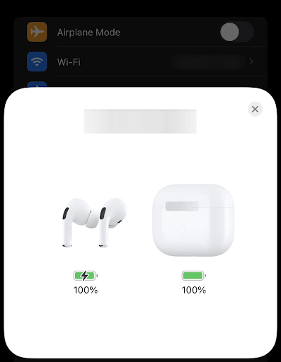 make sure airpods are in range of your iphones
