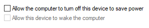 Allow the computer to turn off