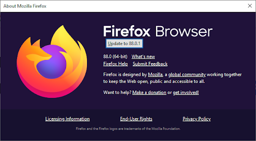 настройки на mozilla