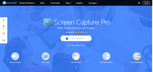 Apowersoft screen capture pro