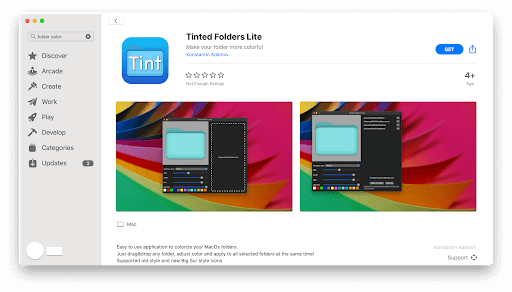 change mac folder color with this app