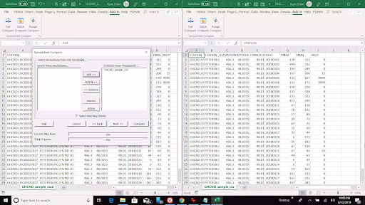 compare two excel files