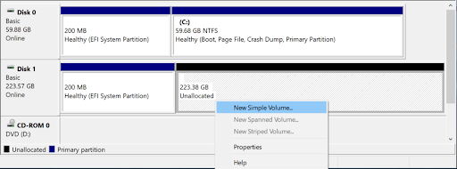 disk partitioning