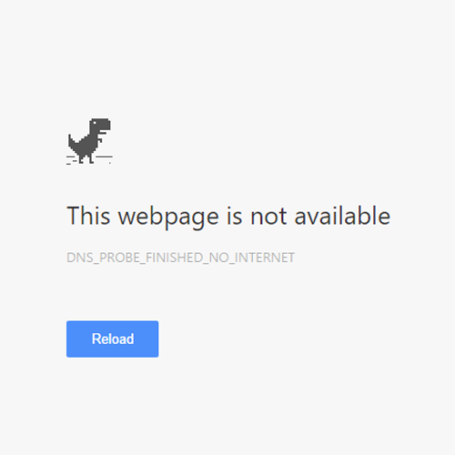 DNS_PROBE_FINISHED_NO_INTERNET in Google Chrome