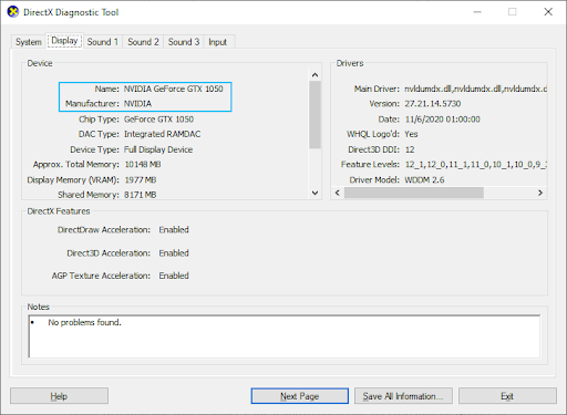 directx utility tool