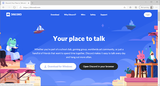 Discord website