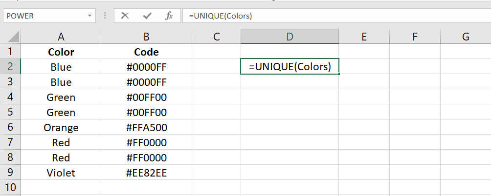 Dynamic Array Formulas