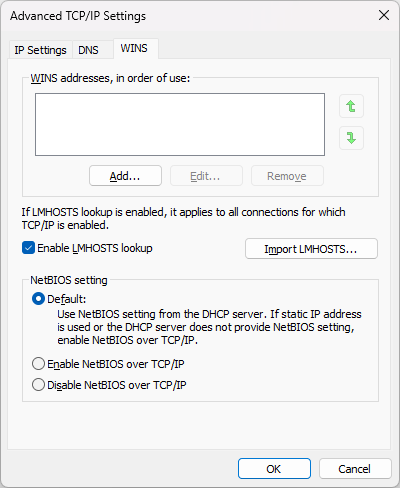 Advanced network properties