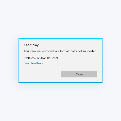 Fix Error 0xc00d5212 in Windows Media Player