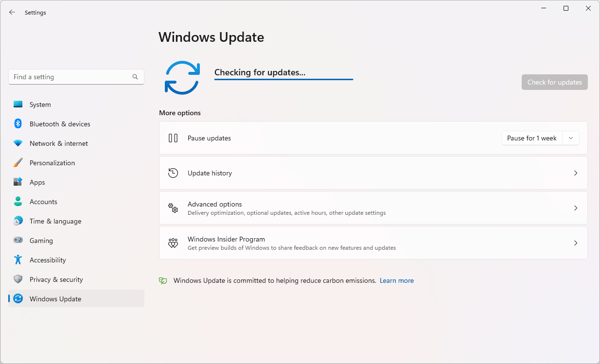 Update Windows 11