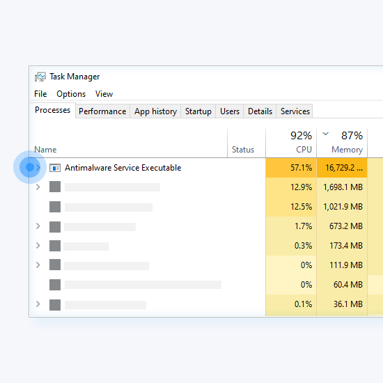 antimalware service executable