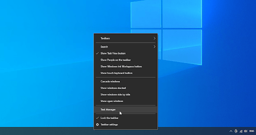 Windows quick Menu