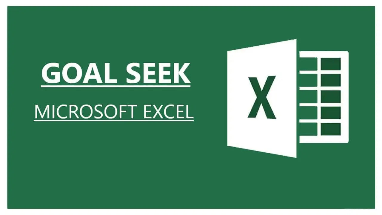 Fonction de recherche d'objectifs Excel