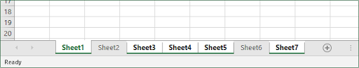 grouper 2 feuilles de calcul ou plus dans Excel