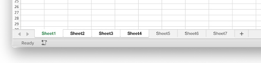 group sheets in excel for mac