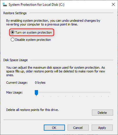 Undo recent changes using system restore